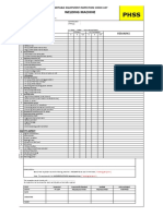 Portable Welding Machine Inspection Checklist