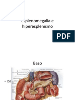 Esplenomegalia e Hiperesplenismo