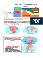 Fiche Révision N°4 La Tectonique Des Plaques - 2023