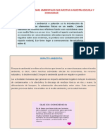 Ficha Conocemos Los Problemas Ambientales. Primero PDF