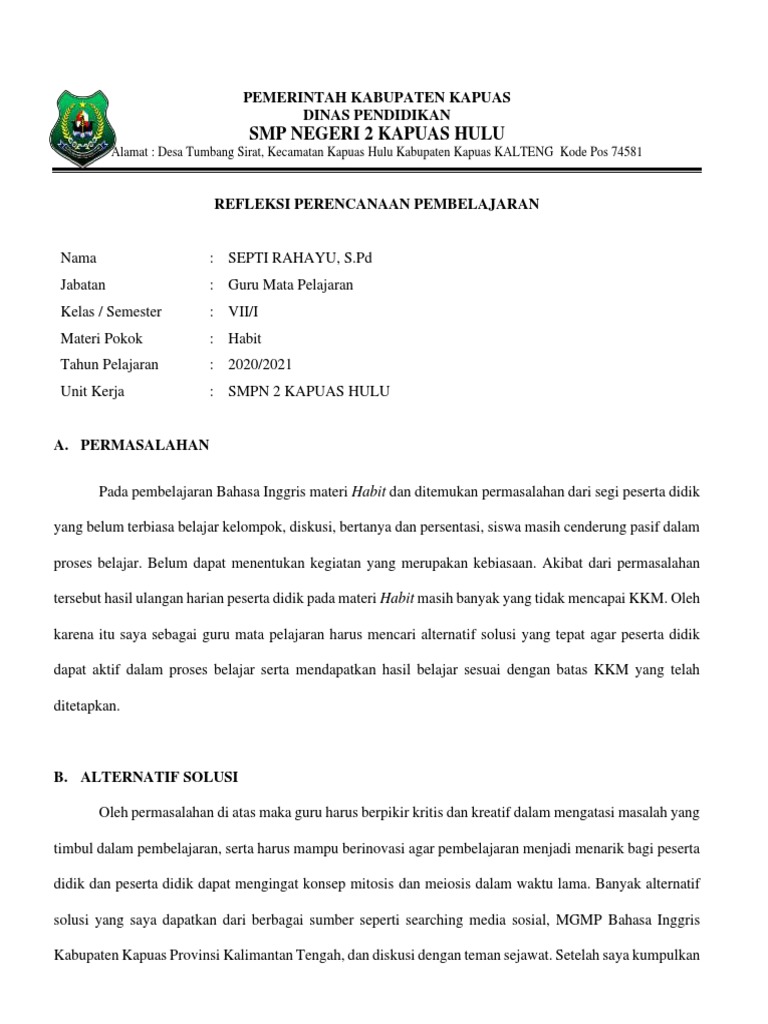 refleksi pembelajaran lintas mata kuliah dalam kelas universitas