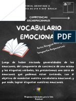 Vocabulario Emocional I