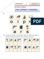 Tema 13 - Jugamos Con Letras y Sonidos PDF
