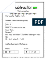 Subtraction Strategy Posters