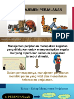 Materi Manajemen Perjalanan