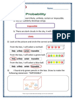 Probability Grade 2 Maths Worksheets