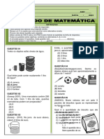 Simulado Matemàtica