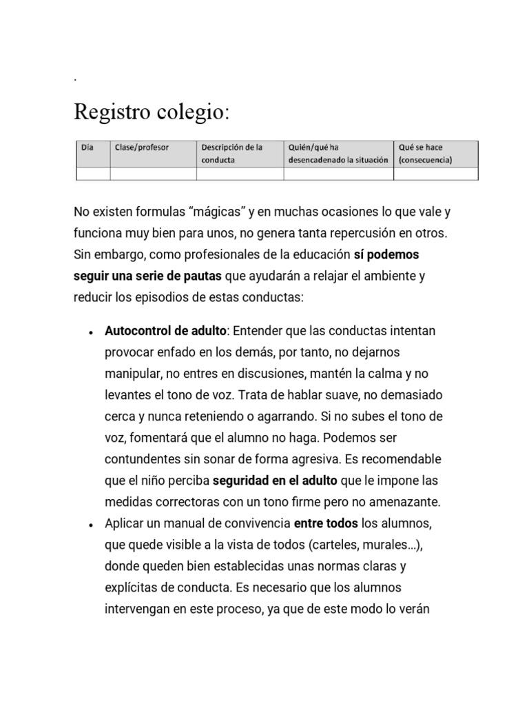 Conductas Disruptivas PDF