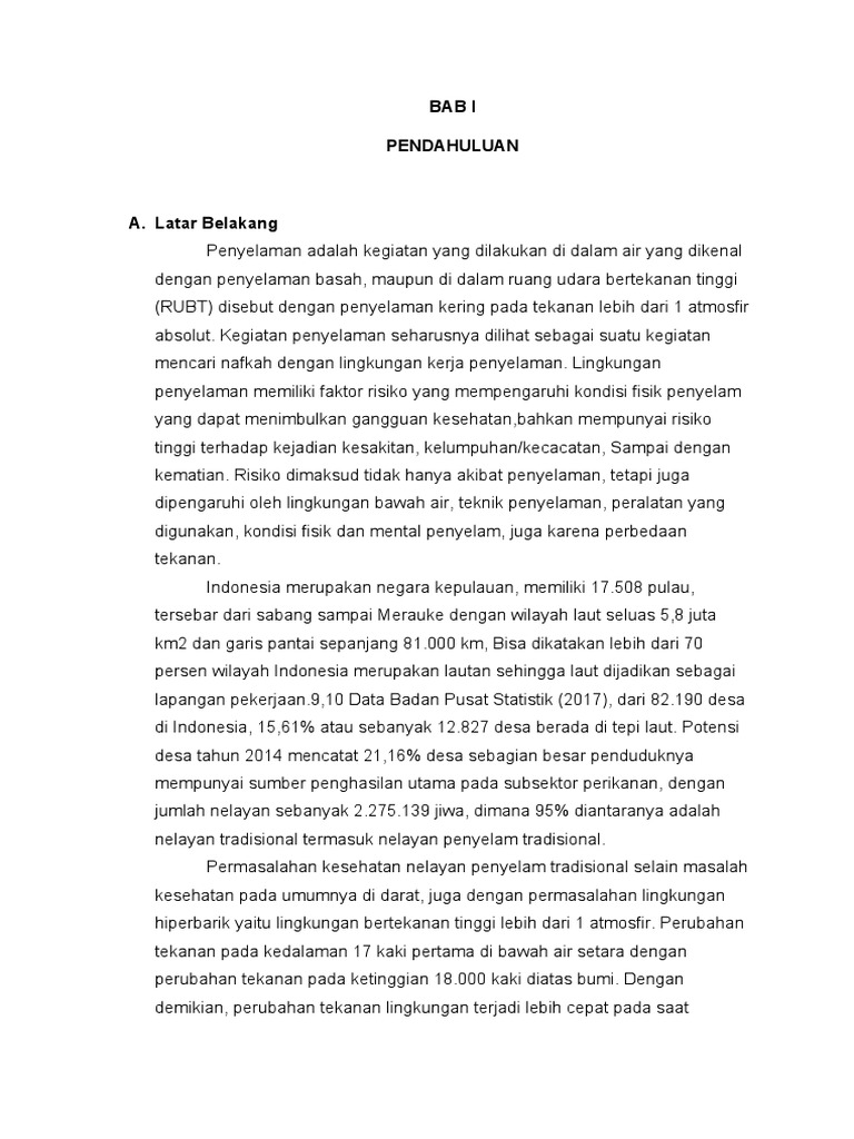 Barotrauma Telinga dan Saluran Pencernaan | PDF