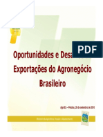 Oportunidades e Desafios do Agronegócio Brasileiro no Comércio Internacional