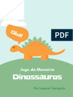 Jogo Da Memória Dinossauros
