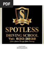 Spotless Driving School