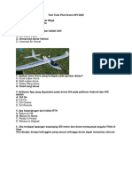 Test Tulis Pilot Drone SPI 2022 Fitra Januar Mega