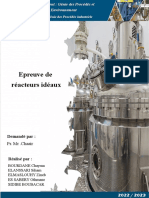 Epeuve Des Reacteures Ideaux PDF