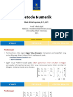 Eigen Problems Pada Dinamika Struktur PDF