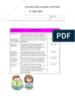 Pauta Evaluacion Lectura