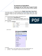 Cara Menambah Teks Indonesia Di Typing Master
