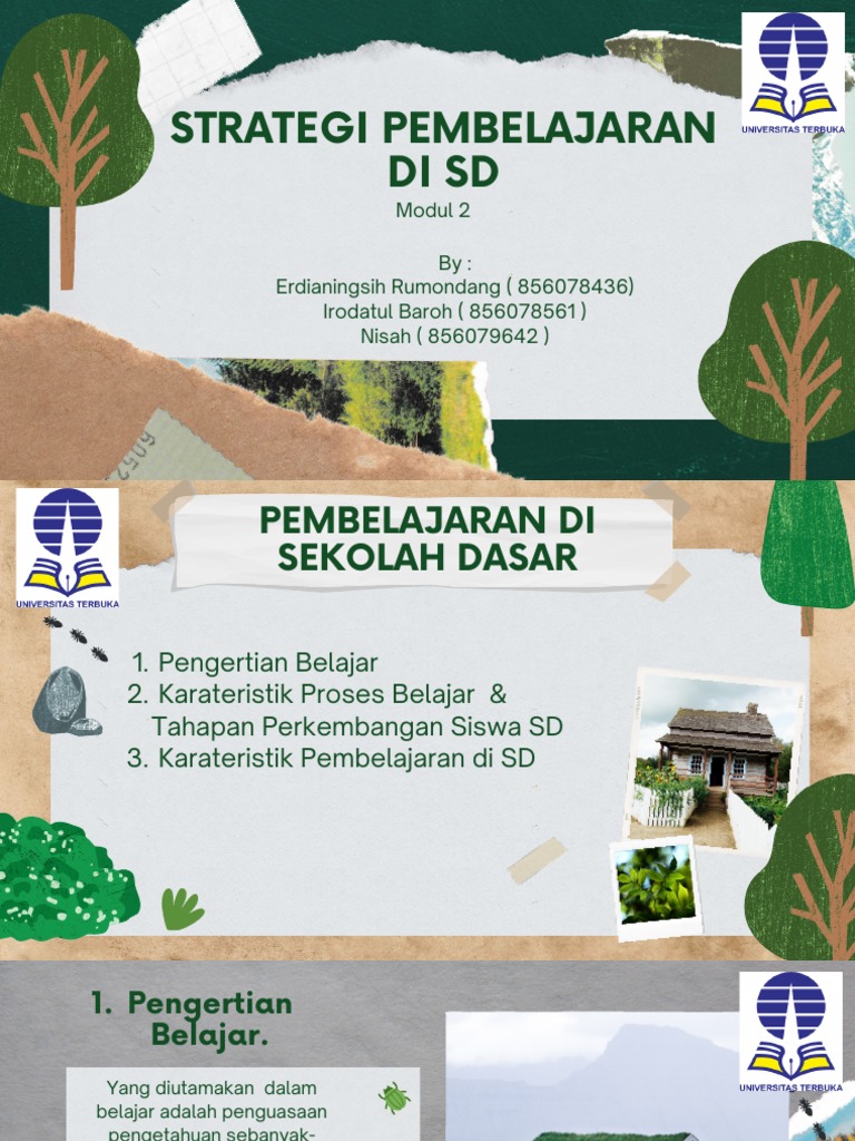 Strategi Pembelajaran Efektif di SD | PDF | Karier & Perkembangan