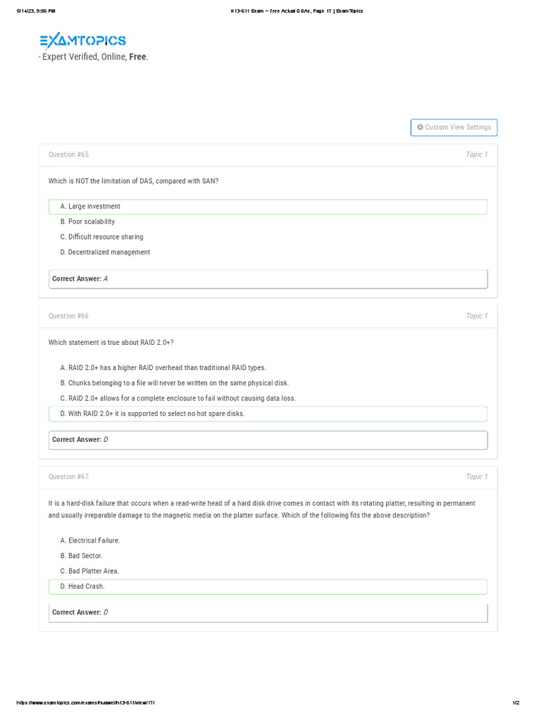 H13-611_V5.0 Prüfungsfragen