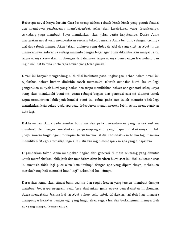 Sinopsis Dunia Anna | PDF