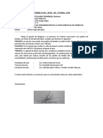 Informe de Conformacion de Junta Directiva de P.P.F.F