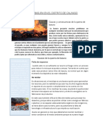 Quema de Basura en El Distrito de Calango PDF