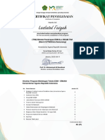 Sertifikat Daring EDM eRKAM Lala PDF