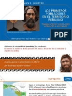 s3 - PPT - Los Primeros Pobladores en El Territorio Peruano