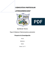 Unidad Educativa Particular "Latinoamericano": Bachillerato Técnico Figura Profesional: Electromecánica Automotriz