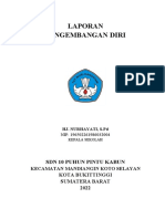 Contoh Cover Dan Daftar Isi Laporan Pengembangan Diri Guru Dan Kepala Sekolah