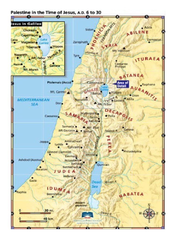 Palestina en Los Tiempos de Jesús | PDF