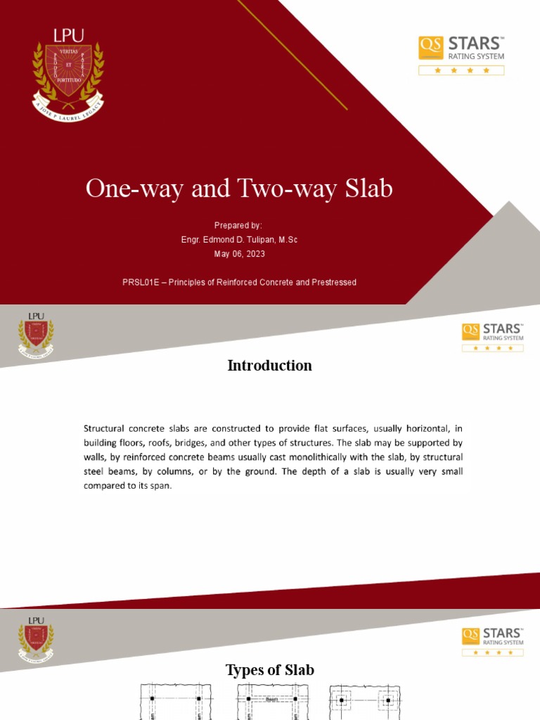 One-way vs Two-way Slab Analysis Guide | PDF | Science & Mathematics