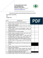 Ep 3 Daftar Tilik Sop Pemasangan Infus