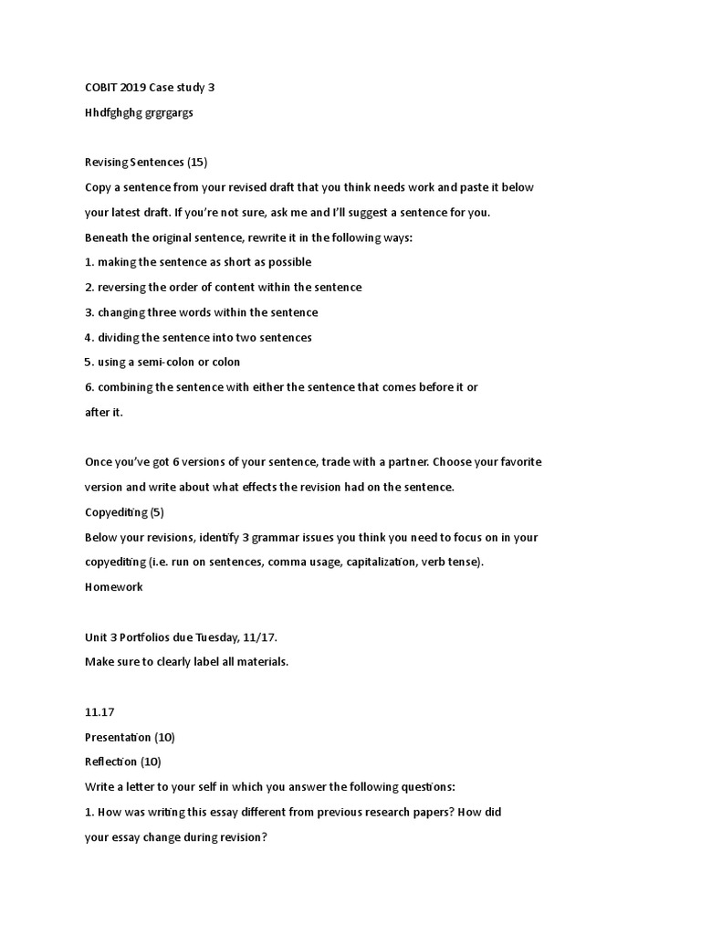 COBIT CASE STUDIES visual data 4