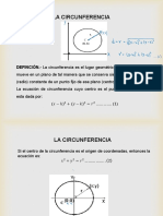 CAPITULO I Geometria Analitica La Circunferencia