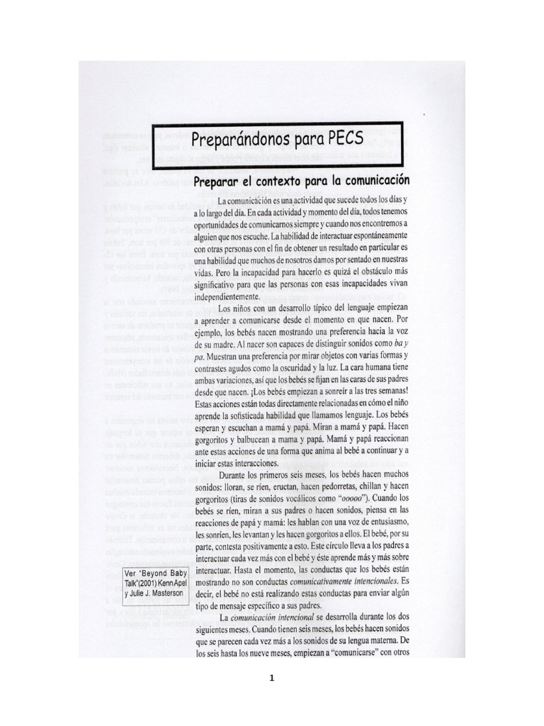 Manual Pecs y Teacch | Descargar gratis PDF | Espectro autista ...