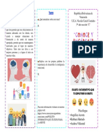 Triptico de La Inteligencia Emocional