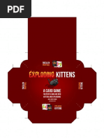 Exploding Kittens Original Edition Rules PDF | PDF | Games Of Mental ...
