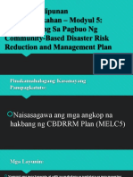 Ang CBDRRM Plan