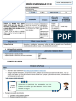 SESIÓN DE APRENDIZAJE - Religión PARABOLA DEL SEMBRADOR