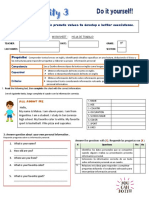 1° - EDA1 - Do It Oyurself - Worksheet - Presentation