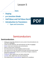 Lesson 4 2 Semiconductors Diode Rectification PDF