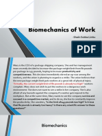 Biomechanics of Work