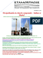 Dwajasthamba in Churches-Indian or Hindu