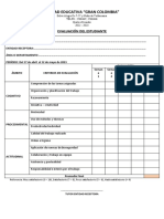 Evaluación Estudiantes