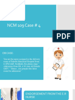 NCM 109 Case # 4