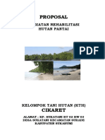 Proposal Hutan Pantai - Cikaret 2020