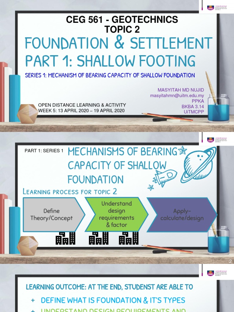 Shallow Foundation Pdf Foundation Engineering Geotechnical