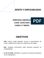 Derecho Laboral, 25 de Julio