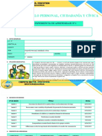 1º Experiencia de Aprendizaje - Exp. 01 - DPCC